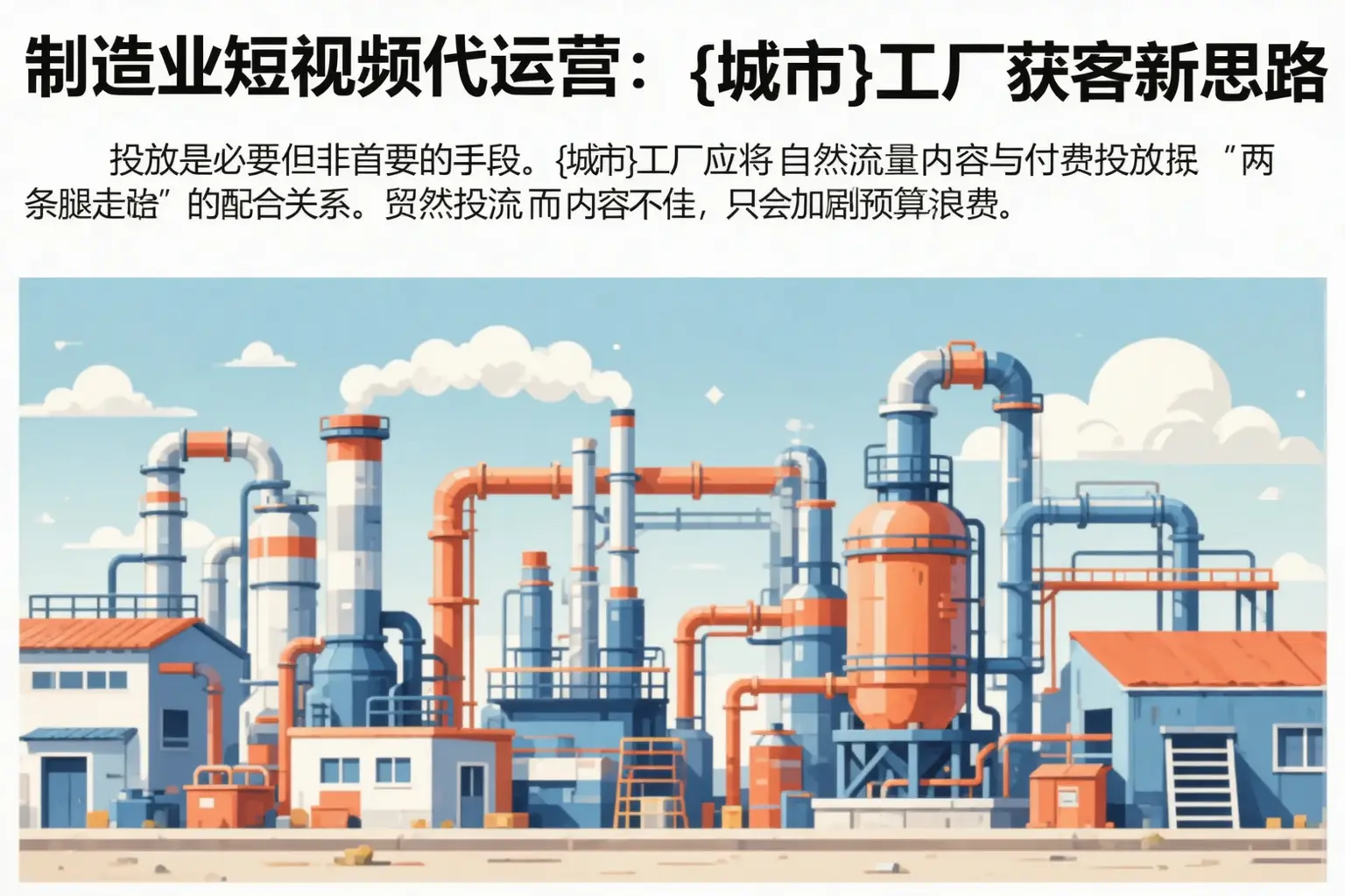 制造业短视频代运营：庐山工厂获客新思路